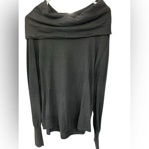 Joie Black Off-Shoulder Sweater